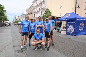 pamiątkowe zdjęcie grypy biegaczy