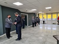 Uroczysta zbiórka z okazji objęcia stanowiska Komendanta Powiatowego Policji w Radomsku