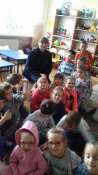 Spotkanie z dziećmi w Kodrębie