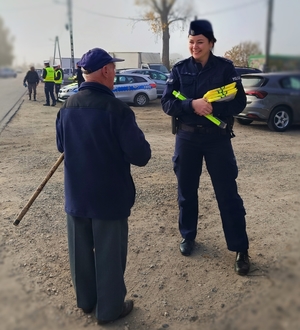 Policjanci podczas akcji.