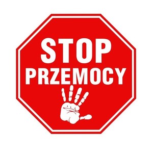 Stop przemocy.