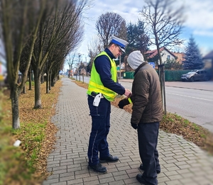 „Mikołajkowo – Odblaskowo” z policją.