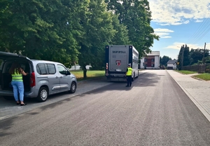 Policjanci i inspektorzy sprawdzili warunki przewozu zwierząt.