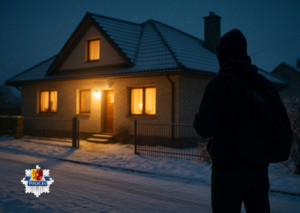 Dom i włamywacz.