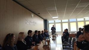 Odprawa roczna w Komendzie Powiatowej Policji w Radomsku