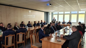 Odprawa roczna w Komendzie Powiatowej Policji w Radomsku