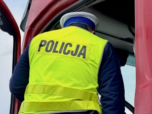 Radomszczańscy policjanci w międzynarodowej akcji kontroli pojazdów ciężarowych.
