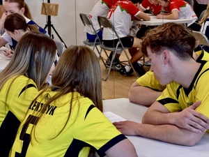 Powiatowy etap turnieju dla uczniów szkół średnich.