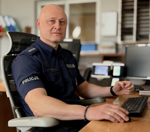 Aspirant sztabowy Paweł Kubasiak.