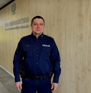 Aspirant sztabowy Artur Żołdak.